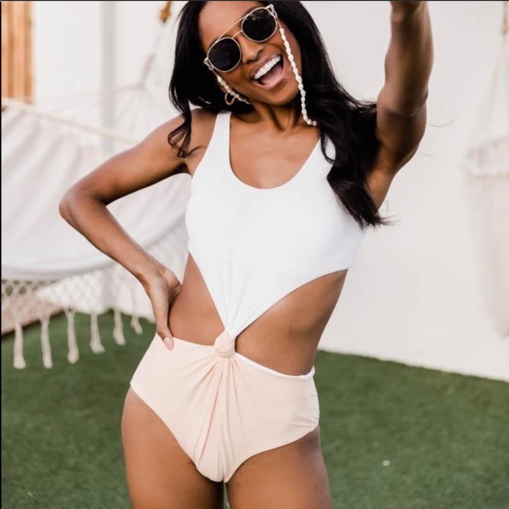 SUNRISE AND SHINE COLORBLOCK ONE PIECE SWIMSUIT